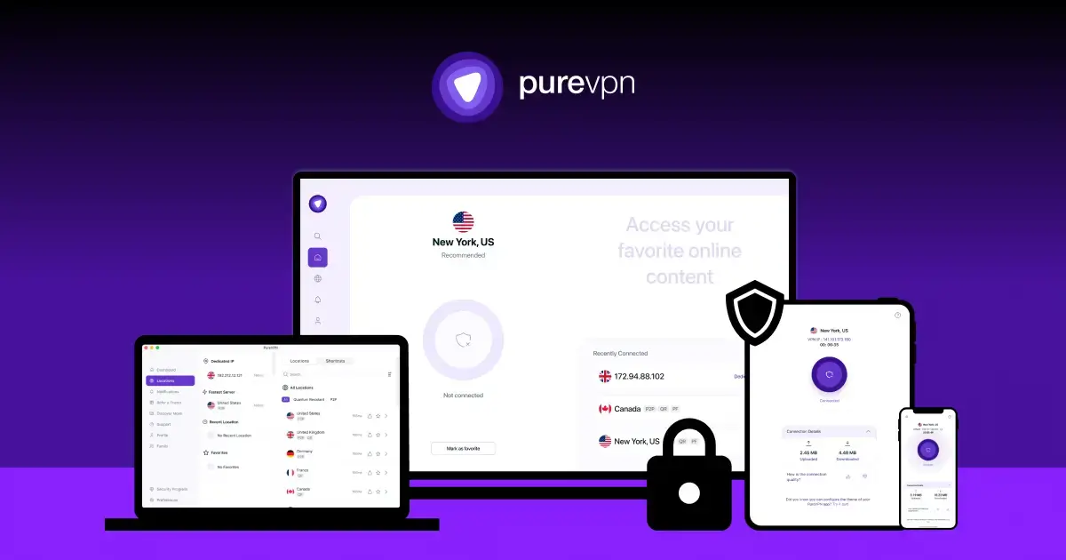 PureVPN Crack V14.1.0.4 Descargar + Activation Key 2024